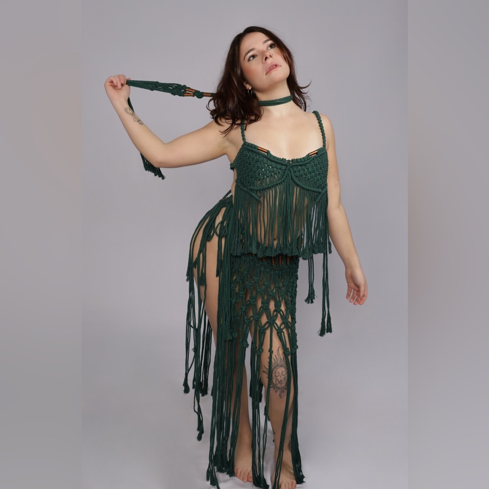 Original GoodVibeGoda Handmade Macramé Rope Set